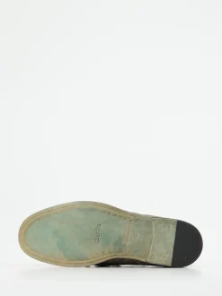 Shoto – Derby-Schnürschuh aus Büffelleder schlammgrün