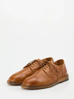 Shoto – Derbyschuhe aus Büffelleder cognacbraun