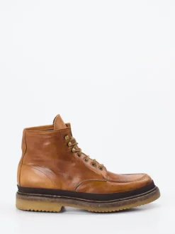 Shoto – Schnürboots aus Cordovan-Pferdeleder cognacbraun