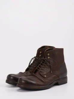 Shoto – Schnürboots aus Kalbleder Dunkelbraun