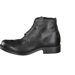 Shoto – Schnürboots aus Kalbleder Dunkelgrau