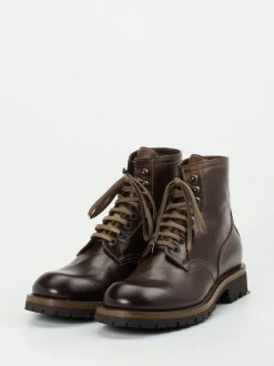 Shoto – Schnürstiefel aus Kalbleder dunkelbraun