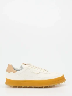 Shoto – Sneaker aus Büffelleder in Cremeweiß