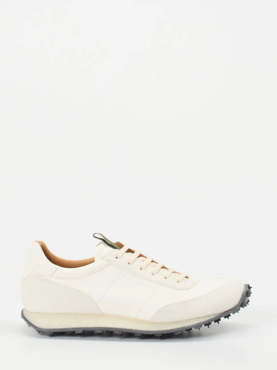 Shoto – Sneaker aus Känguruleder in Offwhite