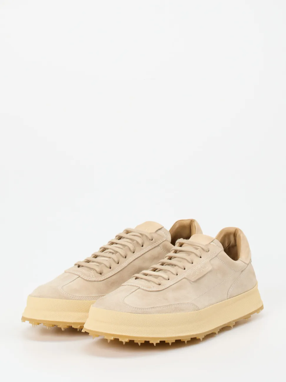 Shoto – Sneaker aus Veloursleder Beige