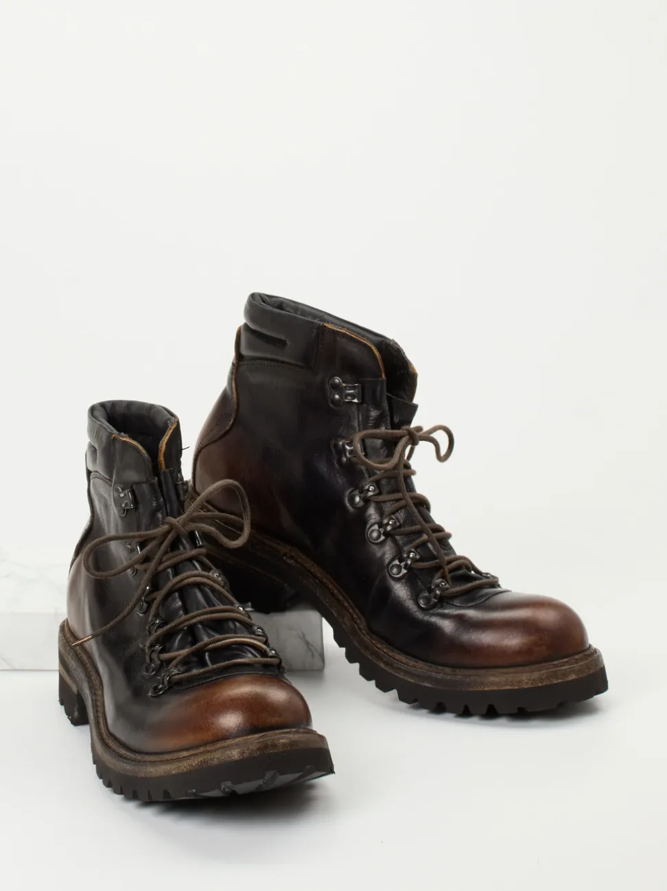 Shoto – Wanderboots aus Pferdeleder dunkelbraun