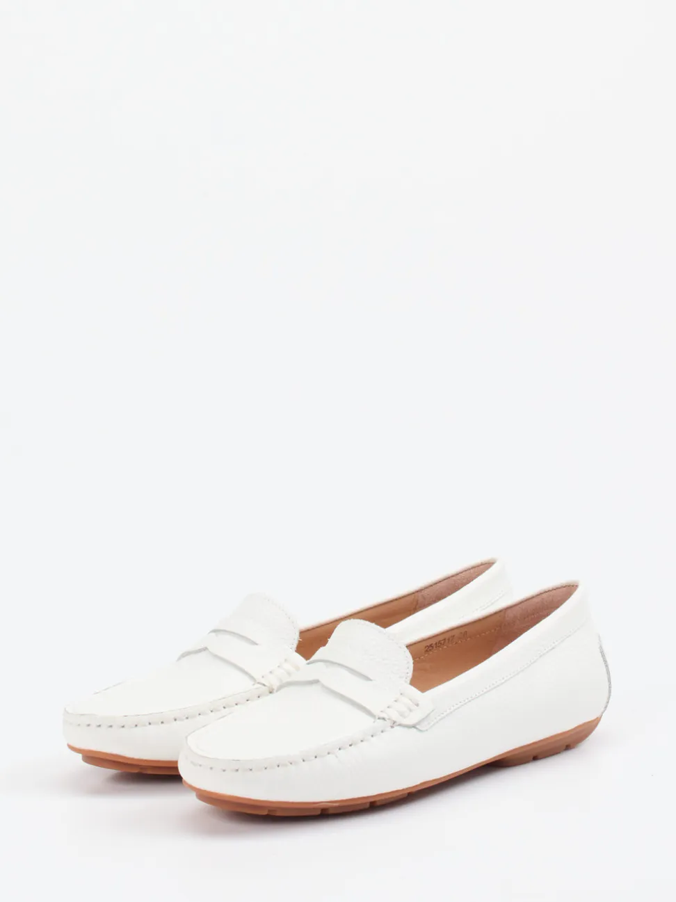 Si – Loafer aus Kalbleder in Weiß