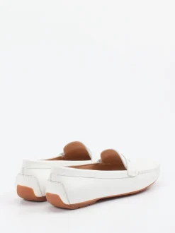 Si – Loafer aus Kalbleder in Weiß