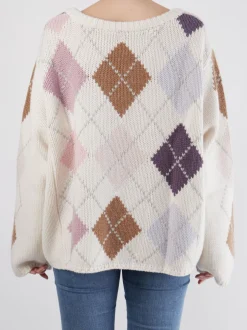 Simone Bruns – Strickpullover aus Cashmere wollweiß