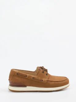 Sioux – Bootsschuh aus Nubukleder cognacbraun