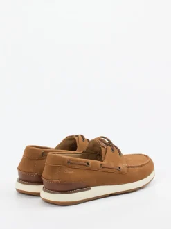 Sioux – Bootsschuh aus Nubukleder cognacbraun