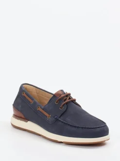 Sioux – Bootsschuh aus Nubukleder Marineblau