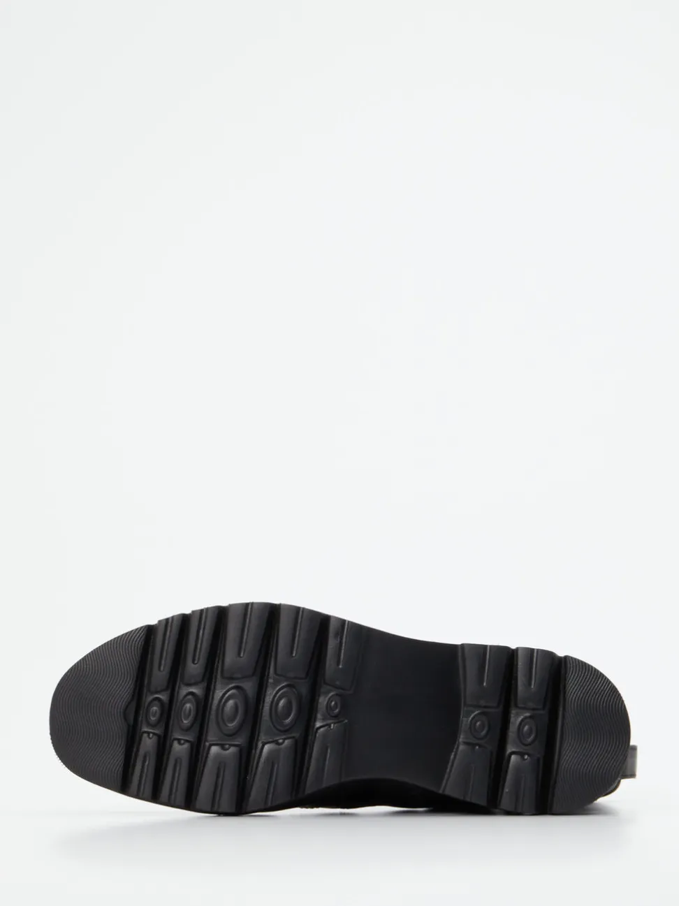 Sioux – Brogue-Boots aus Kalbleder schwarz