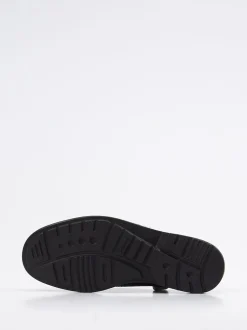 Sioux – Brogue-Halbschuh aus Lammleder Schwarz