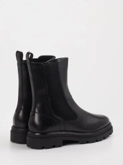 Sioux – Chelsea Boots aus Leder Schwarz