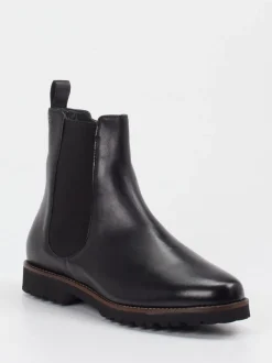 Sioux – Chelsea Boots aus Lammleder schwarz