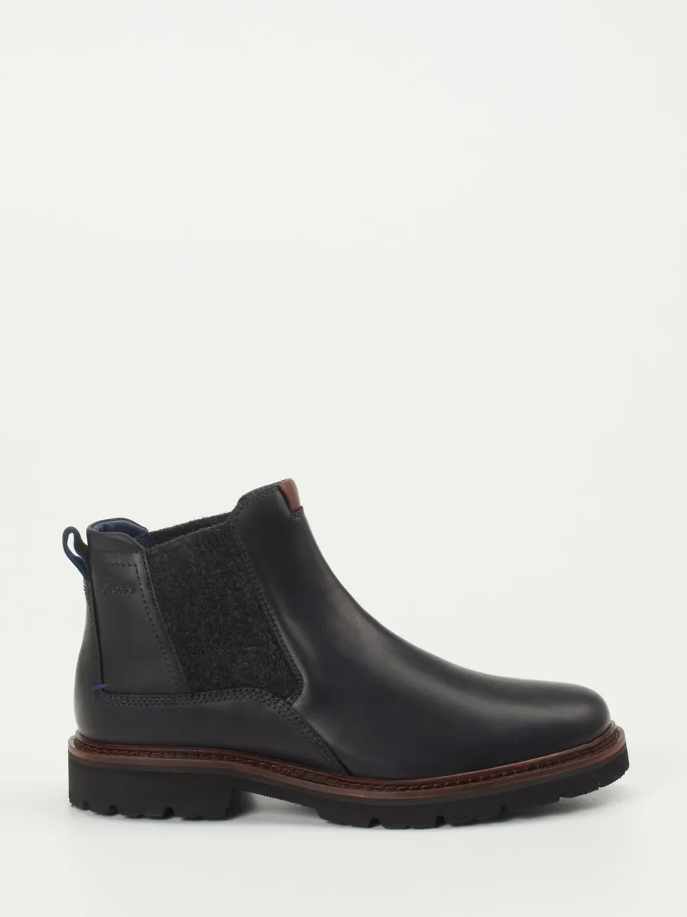 Sioux – Chelsea Boots aus Fettleder in Schwarz