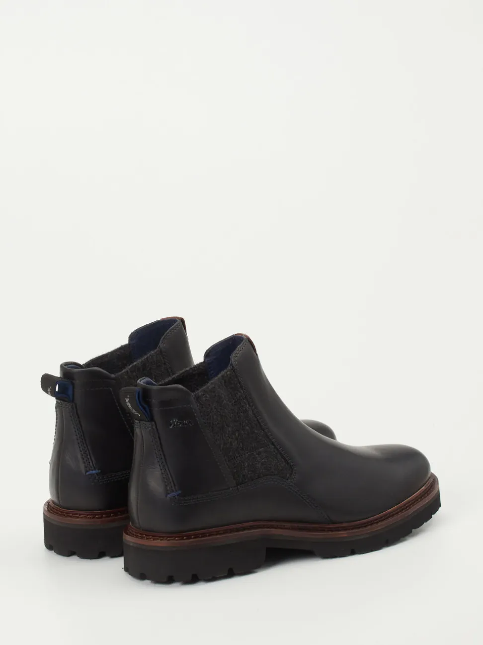 Sioux – Chelsea Boots aus Fettleder in Schwarz