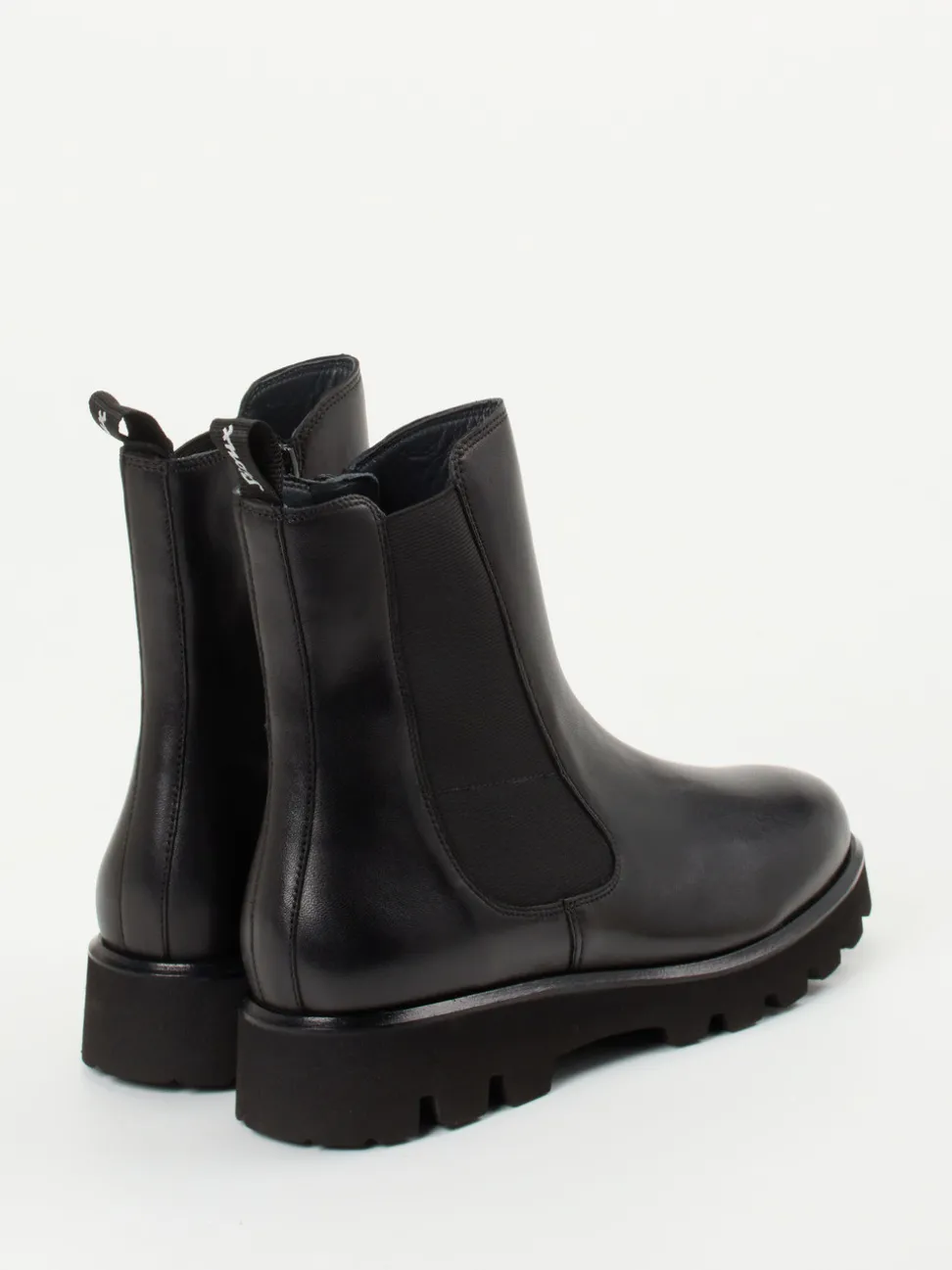 Sioux – Chelsea Boots aus Kalbleder schwarz