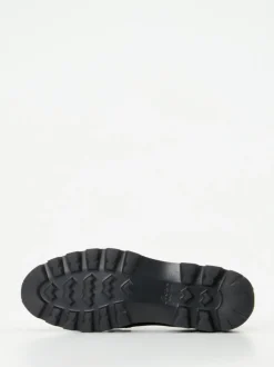 Sioux – Chunky-Loafer aus Veloursleder Tiefschwarz