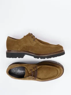 Sioux – Derby aus Veloursleder cognacbraun