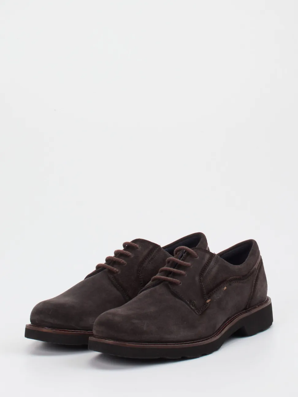 Sioux – Derby-Halbschuh aus Veloursleder Braun