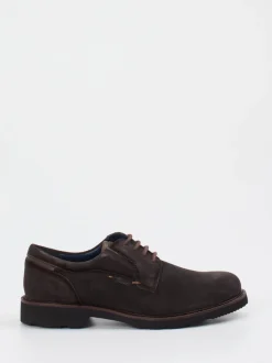 Sioux – Derby-Halbschuh aus Veloursleder Braun