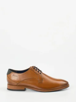 Sioux – Derby-Schnürschuh aus Kalbleder cognacbraun