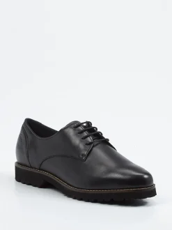 Sioux – Derby-Schnürschuh aus Lammleder schwarz
