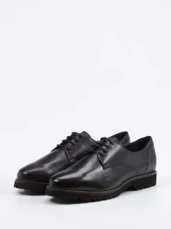 Sioux – Derby-Schnürschuh aus Lammleder schwarz