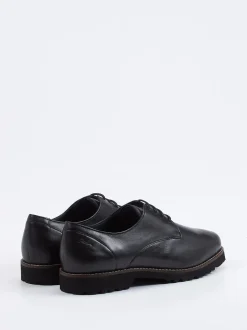Sioux – Derby-Schnürschuh aus Lammleder schwarz