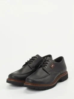 Sioux – Derby-Schnürschuh aus Fettleder schwarz