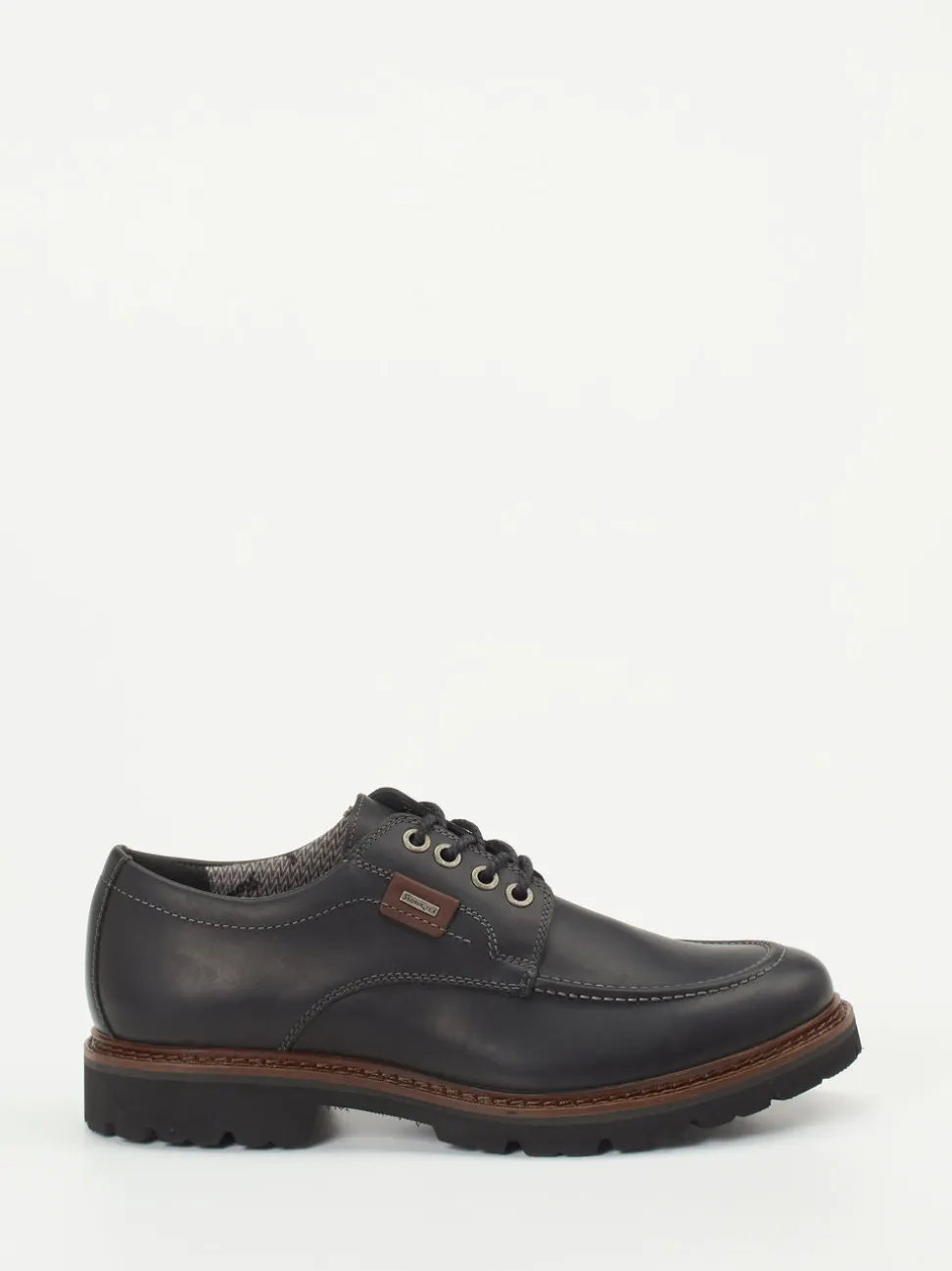 Sioux – Derby-Schnürschuh aus Fettleder schwarz
