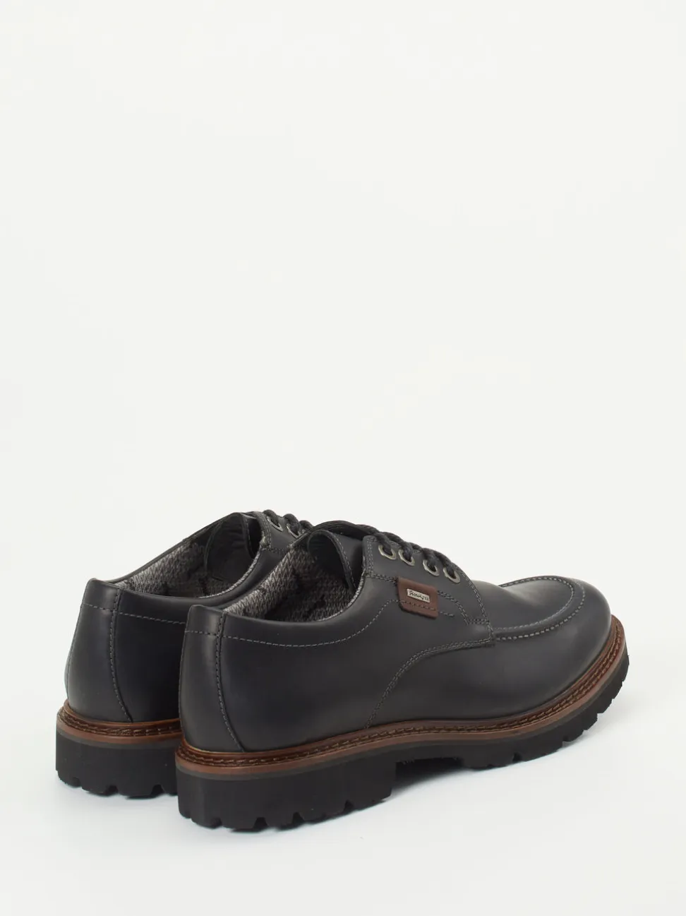 Sioux – Derby-Schnürschuh aus Fettleder schwarz