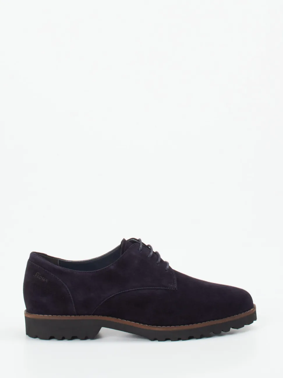Sioux – Derby-Schnürschuh aus Veloursleder Dunkelviolett
