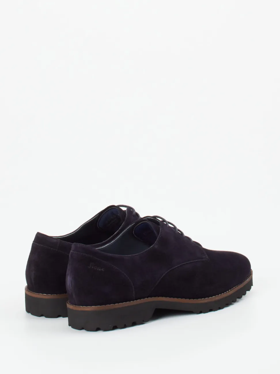 Sioux – Derby-Schnürschuh aus Veloursleder Dunkelviolett