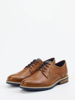 Sioux – Derby-Schnürschuh aus Kalbleder Cognac