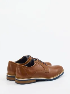 Sioux – Derby-Schnürschuh aus Kalbleder Cognac