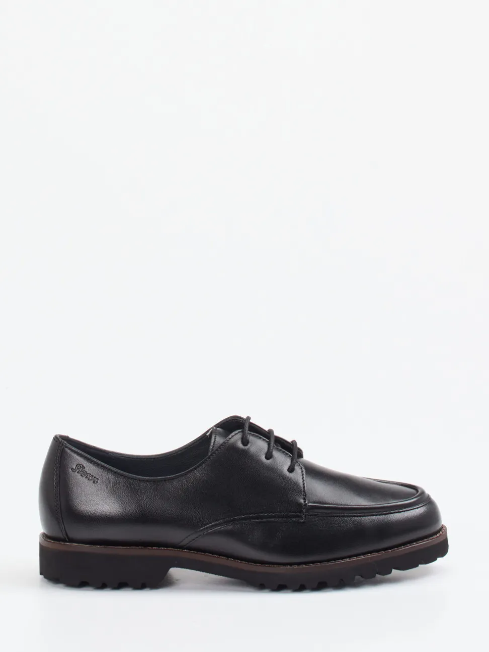 Sioux – Derby-Schnürschuh aus Lammleder Schwarz