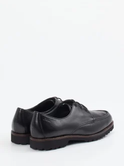 Sioux – Derby-Schnürschuh aus Lammleder Schwarz