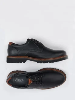 Sioux – Derbyschuh aus Nubukleder Schwarz