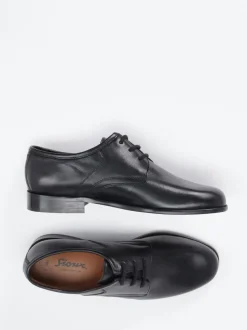Sioux – Derby-Schuhe aus Lammleder schwarz