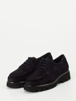 Sioux – Derby-Schuhe aus Veloursleder tiefdunkelblau