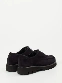 Sioux – Derby-Schuhe aus Veloursleder tiefdunkelblau