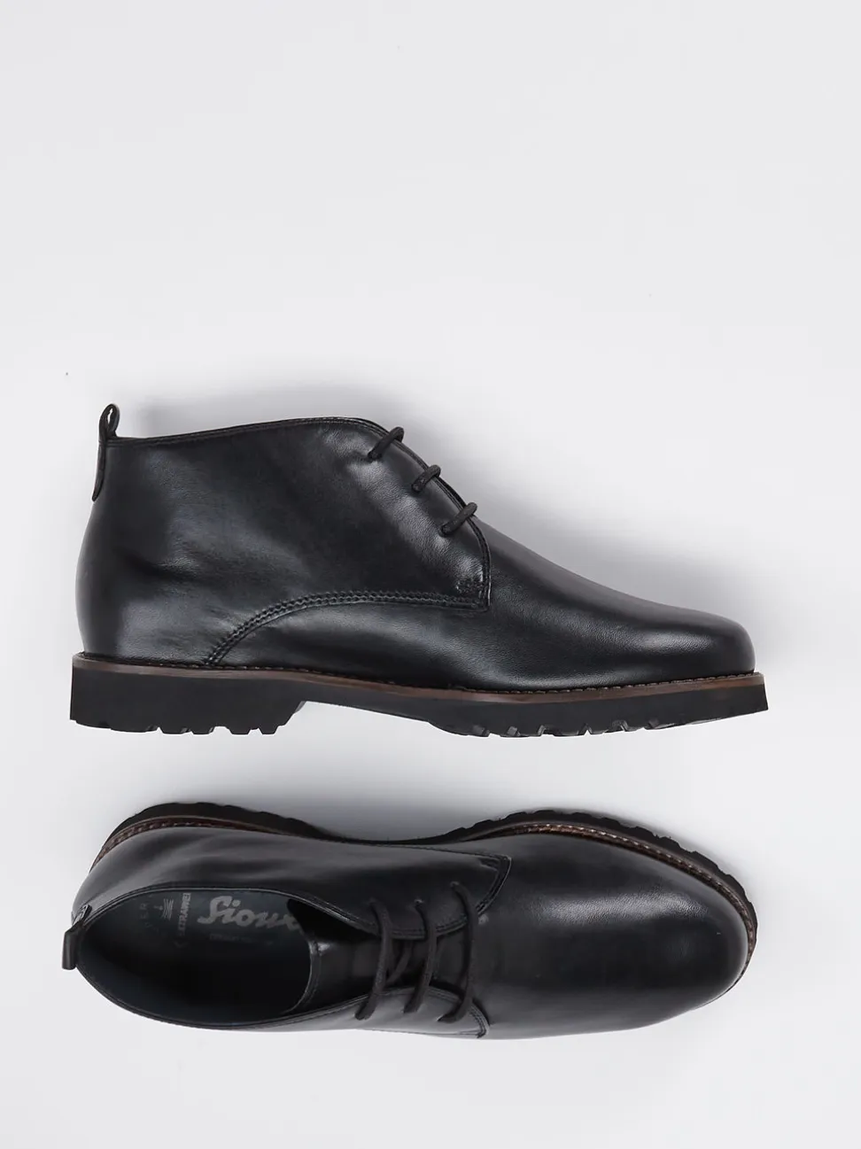 Sioux – Desert Boot aus Lammleder in Schwarz