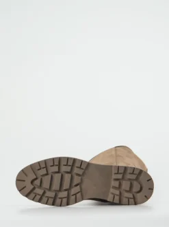 Sioux – Kniehohe Stiefel aus Nubukleder braun