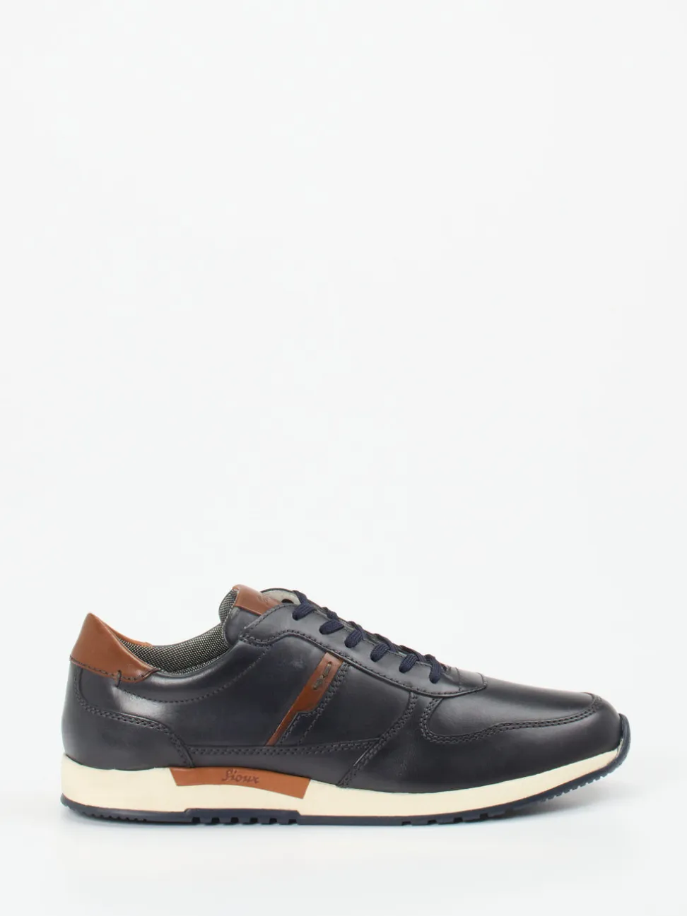 Sioux – Leder-Sneaker aus Kalbleder Dunkelblau