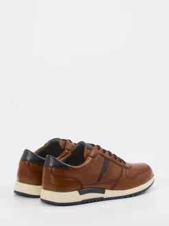 Sioux – Leder-Sneaker aus Kalbleder cognacbraun