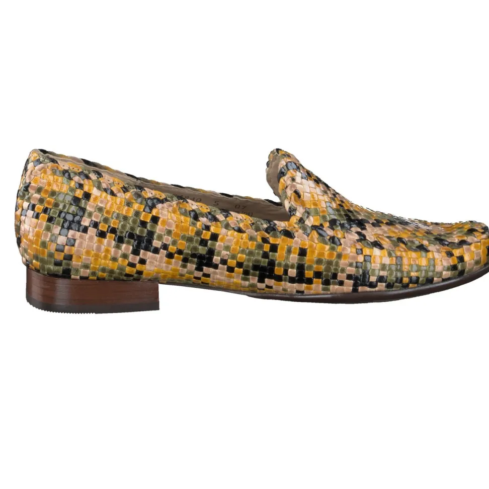Sioux – Loafer aus Flechtleder mehrfarbig