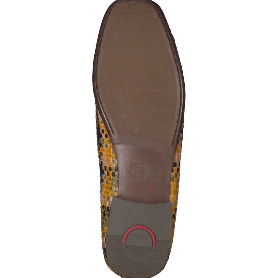 Sioux – Loafer aus Flechtleder mehrfarbig
